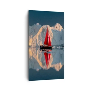 Canvastavla - Bild på duk - I världens ände - 45x80 cm