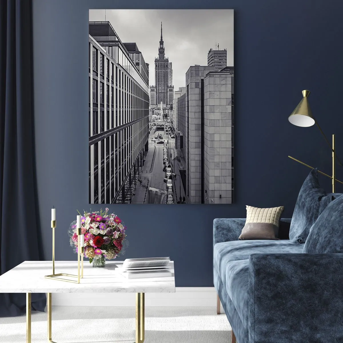 Glastavla - Bild på glas - Warszawadalen - 80x120 cm