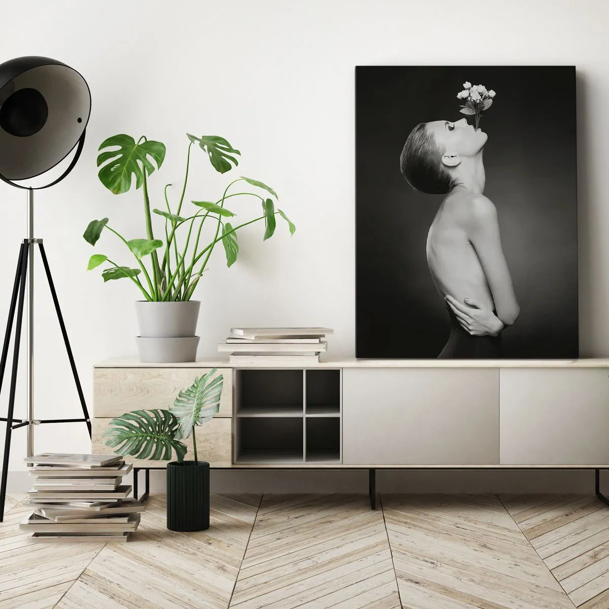 Canvastavla - Bild på duk - Excentrisk elegans - 50x70 cm