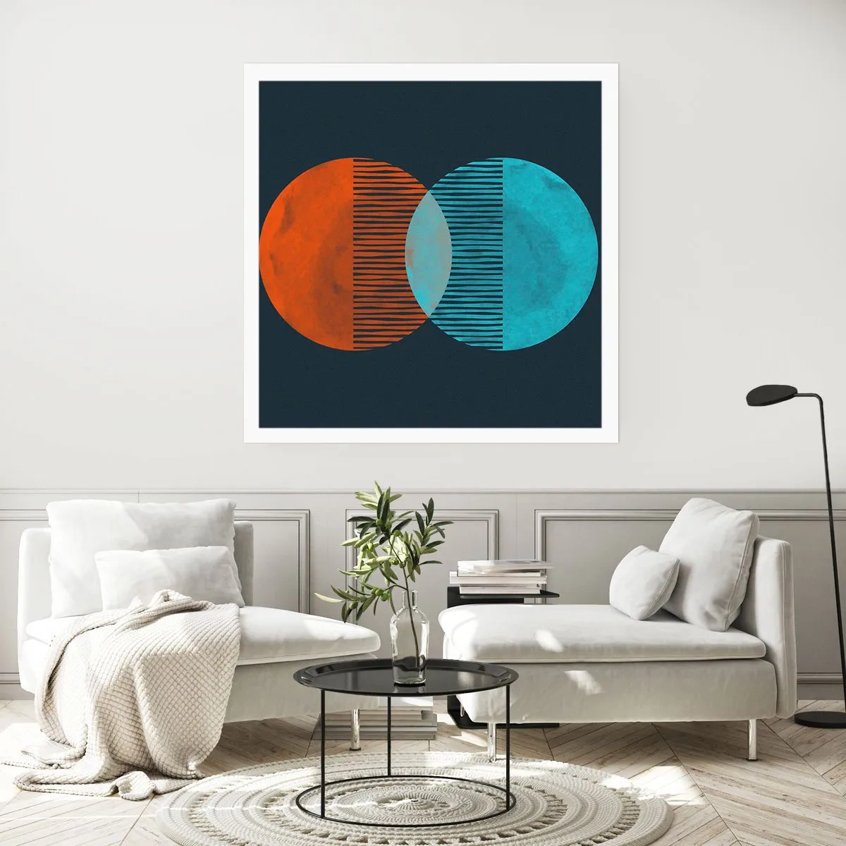 Affisch - Astronomisk fantasi - 40x40 cm