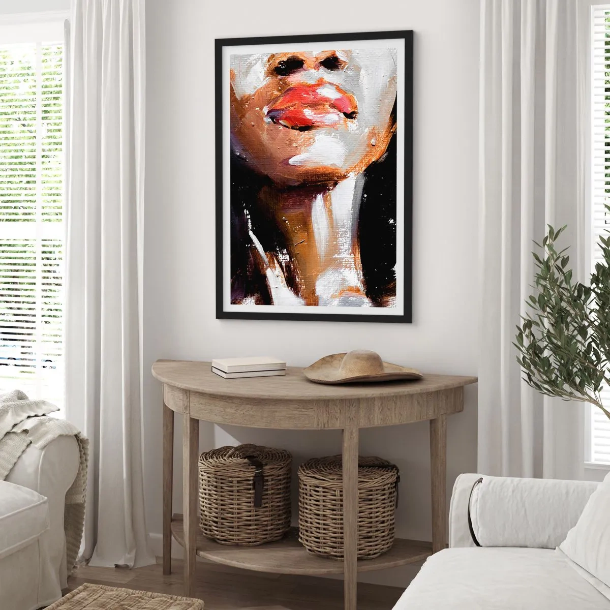 Affisch i svart ram - Stolthet utan fördomar - 70x100 cm