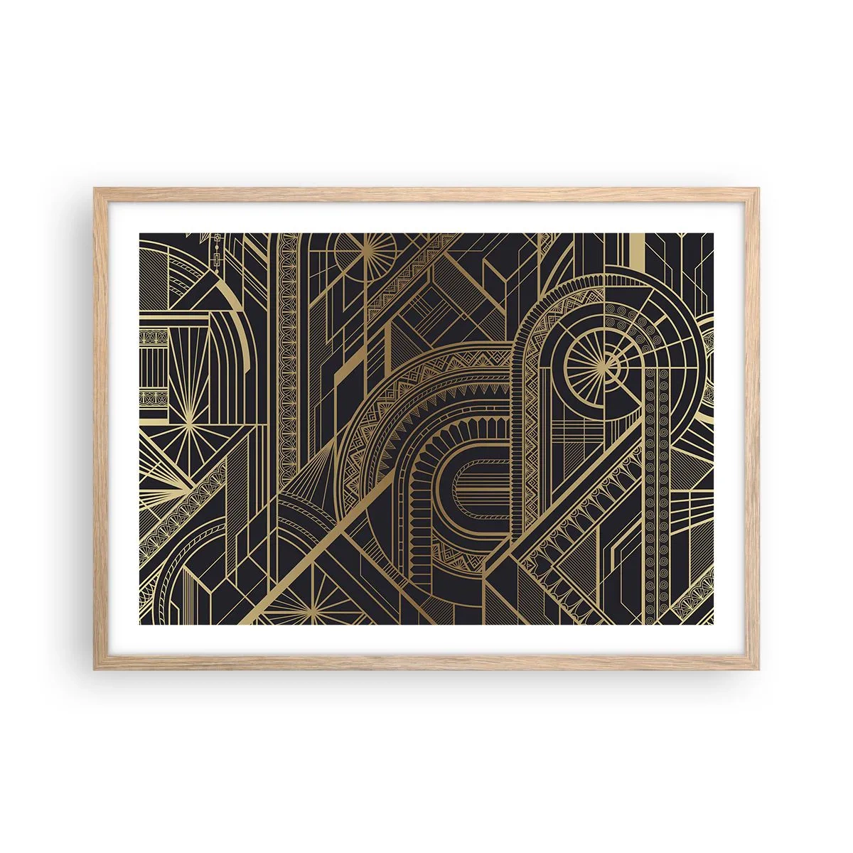 Affisch i ram av ljusek - Koncept, idéer, planer - 70x50 cm