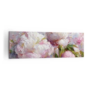 Canvastavla - Bild på duk - En bukett full av liv - 160x50 cm