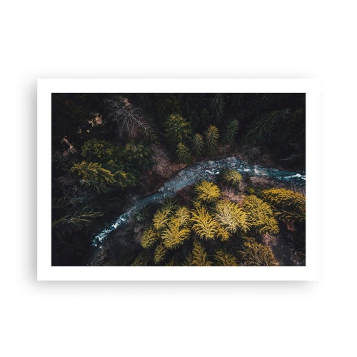 Affisch - Snabbt, allt snabbare - 70x50 cm