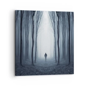 Canvastavla - Bild på duk - Och allt är enkelt och klart - 70x70 cm