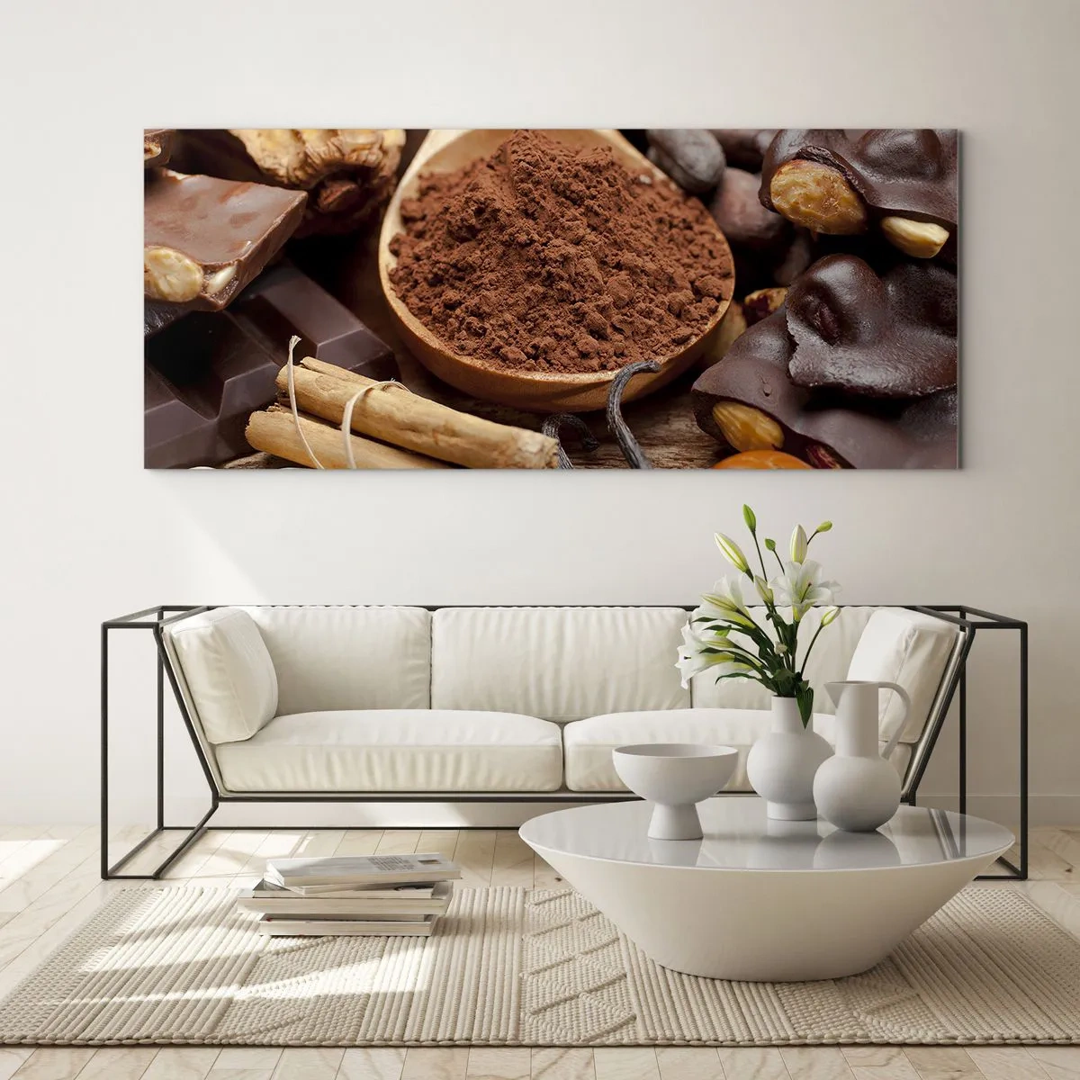 Glastavla - Bild på glas - Bäst för sorgen - 100x40 cm