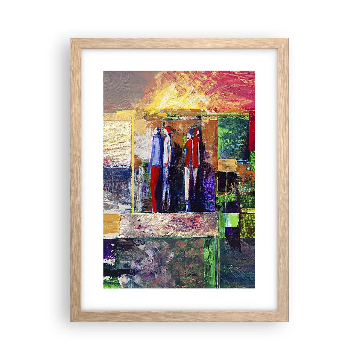 Affisch i ram av ljusek - Relationer och emotioner - 30x40 cm