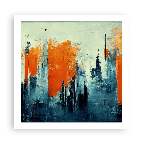 Affisch - Modernt landskap - 60x60 cm