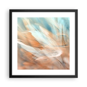 Affisch i svart ram - I mildhetens land - 40x40 cm