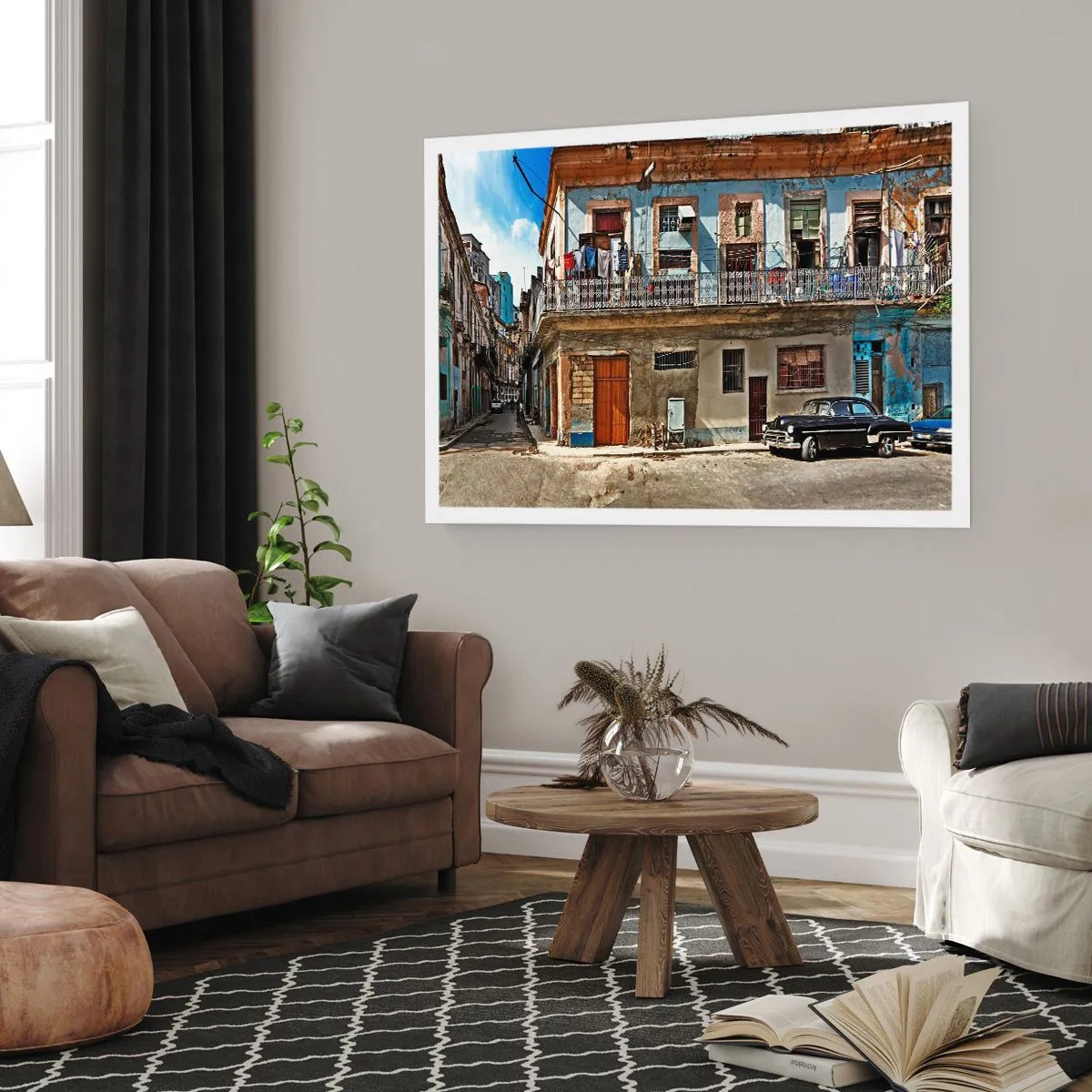 Affisch - Havana stämning - 100x70 cm
