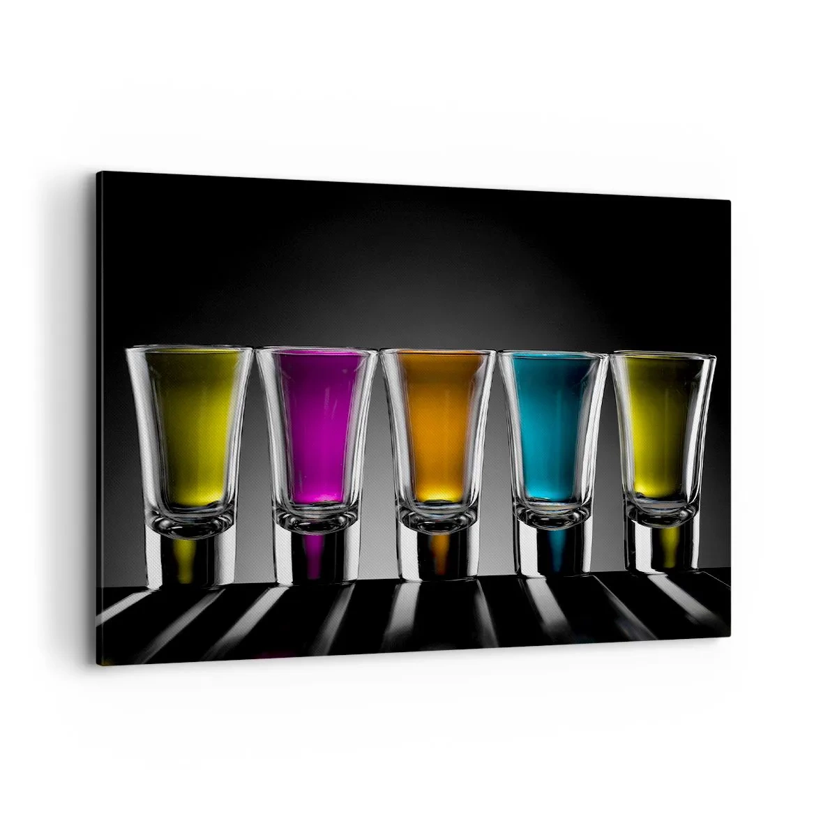 Canvastavla - Bild på duk - Glädjen färger - 100x70 cm