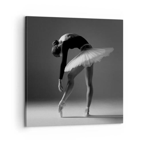 Canvastavla - Bild på duk - Bella ballerina - 60x60 cm
