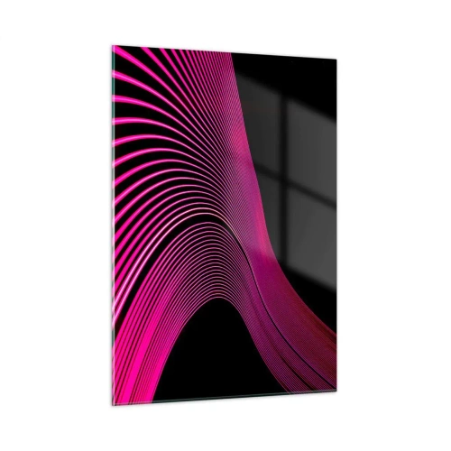 Glastavla - Bild på glas - Ljusets allé - 50x70 cm