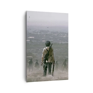 Canvastavla - Bild på duk - Den siste rättvise? - 80x120 cm