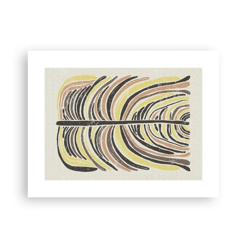 Affisch - Pulserande abstraktion - 40x30 cm