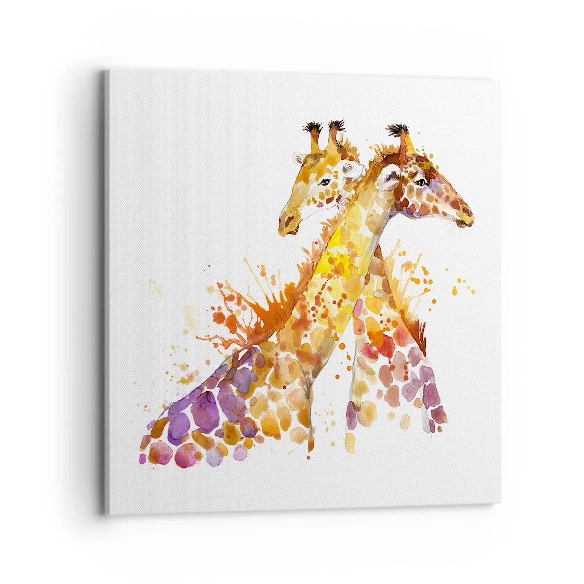 Canvastavla - Bild på duk - Är det vänskap eller kärlek? - 70x70 cm