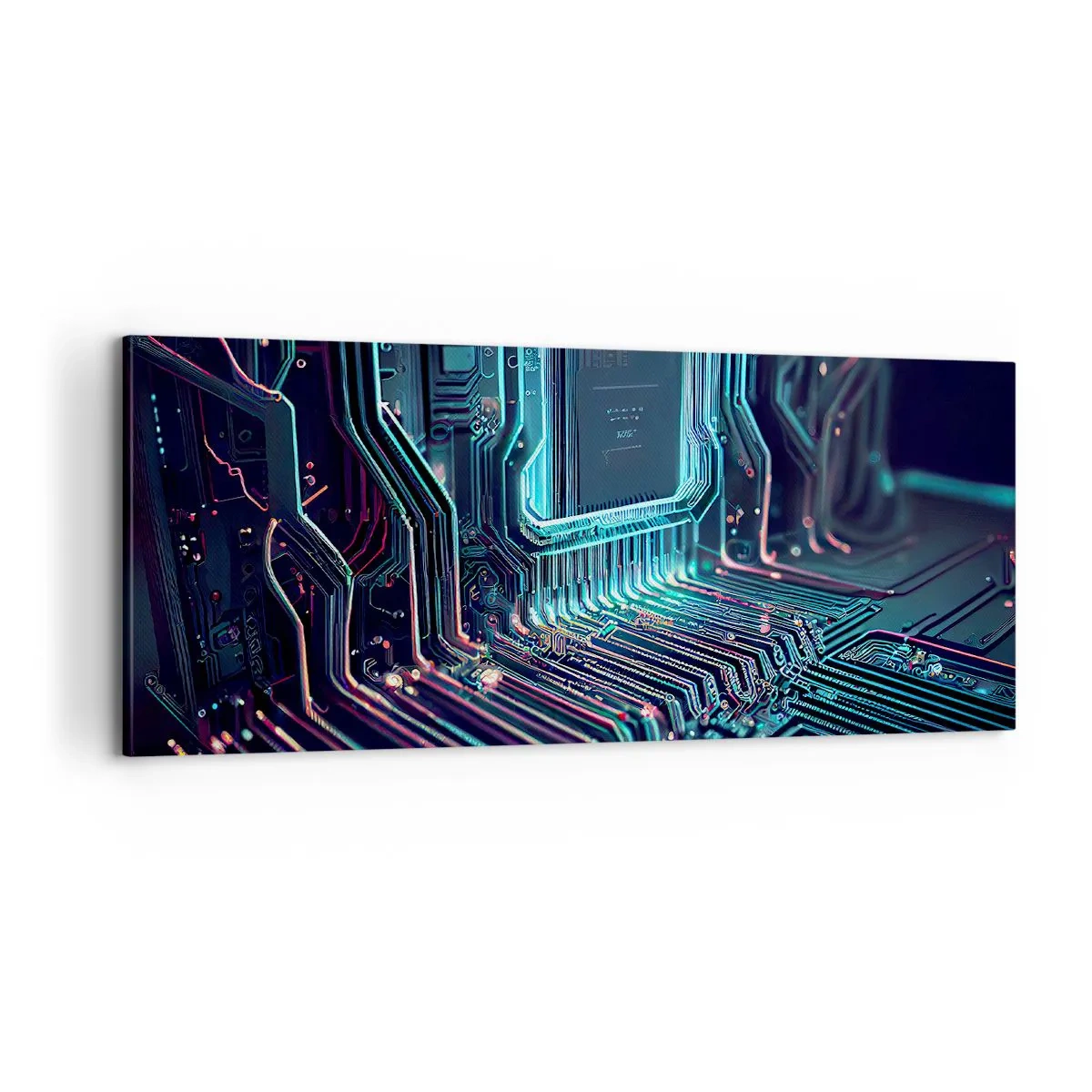Canvastavla - Bild på duk - Så här tänker jag... - 100x40 cm