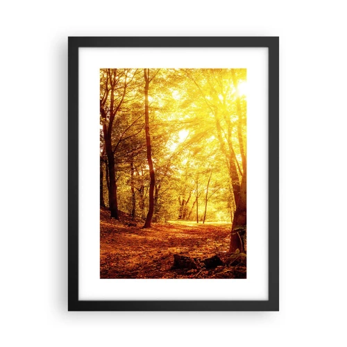 Affisch i svart ram - Mot guldgläntan - 30x40 cm