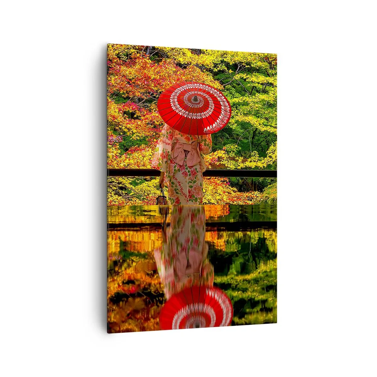 Canvastavla - Bild på duk - I naturens tempel - 80x120 cm