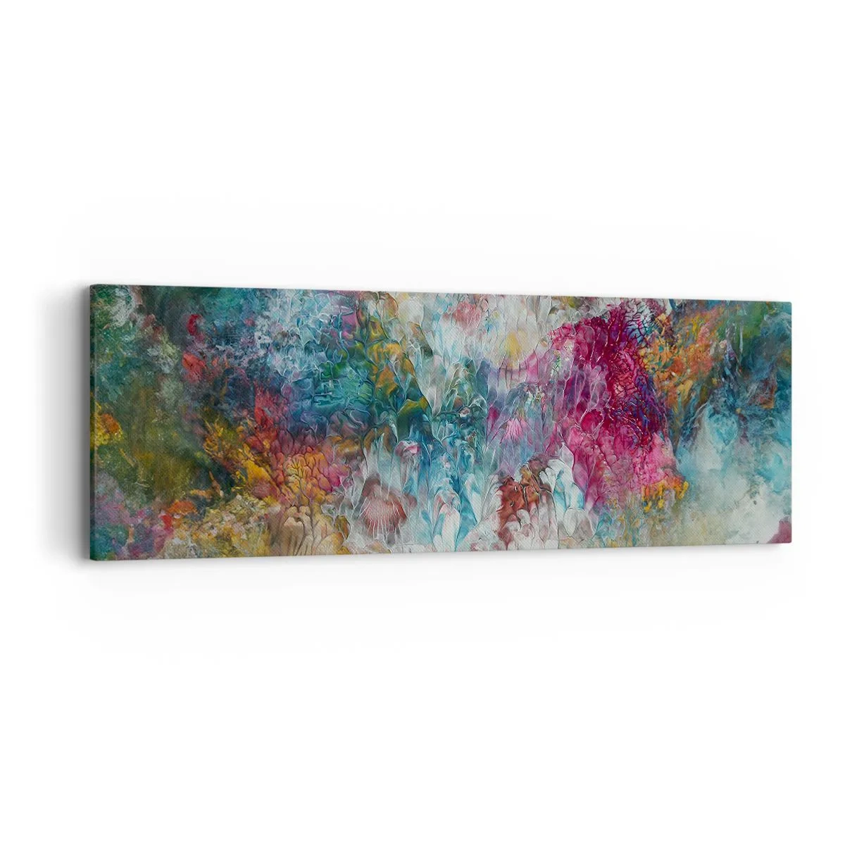 Canvastavla - Bild på duk - I full blom - 90x30 cm