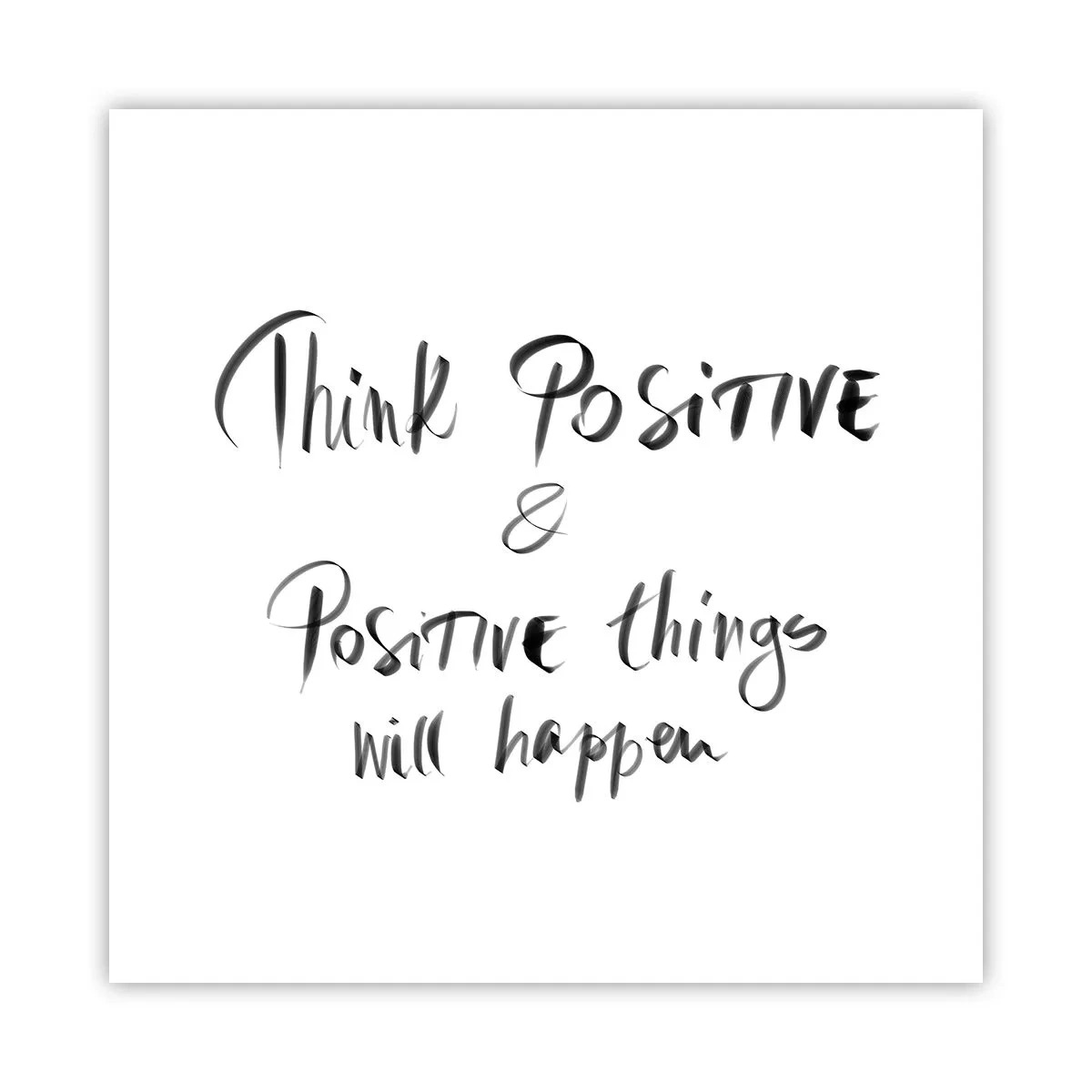 Affisch - Hur ska man leva? - 50x50 cm