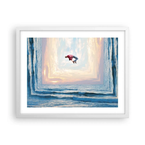 Affisch i vit ram - Till en annan dimension - 50x40 cm