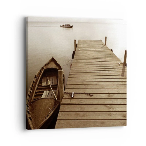 Canvastavla - Bild på duk - Stora lugnet - 40x40 cm