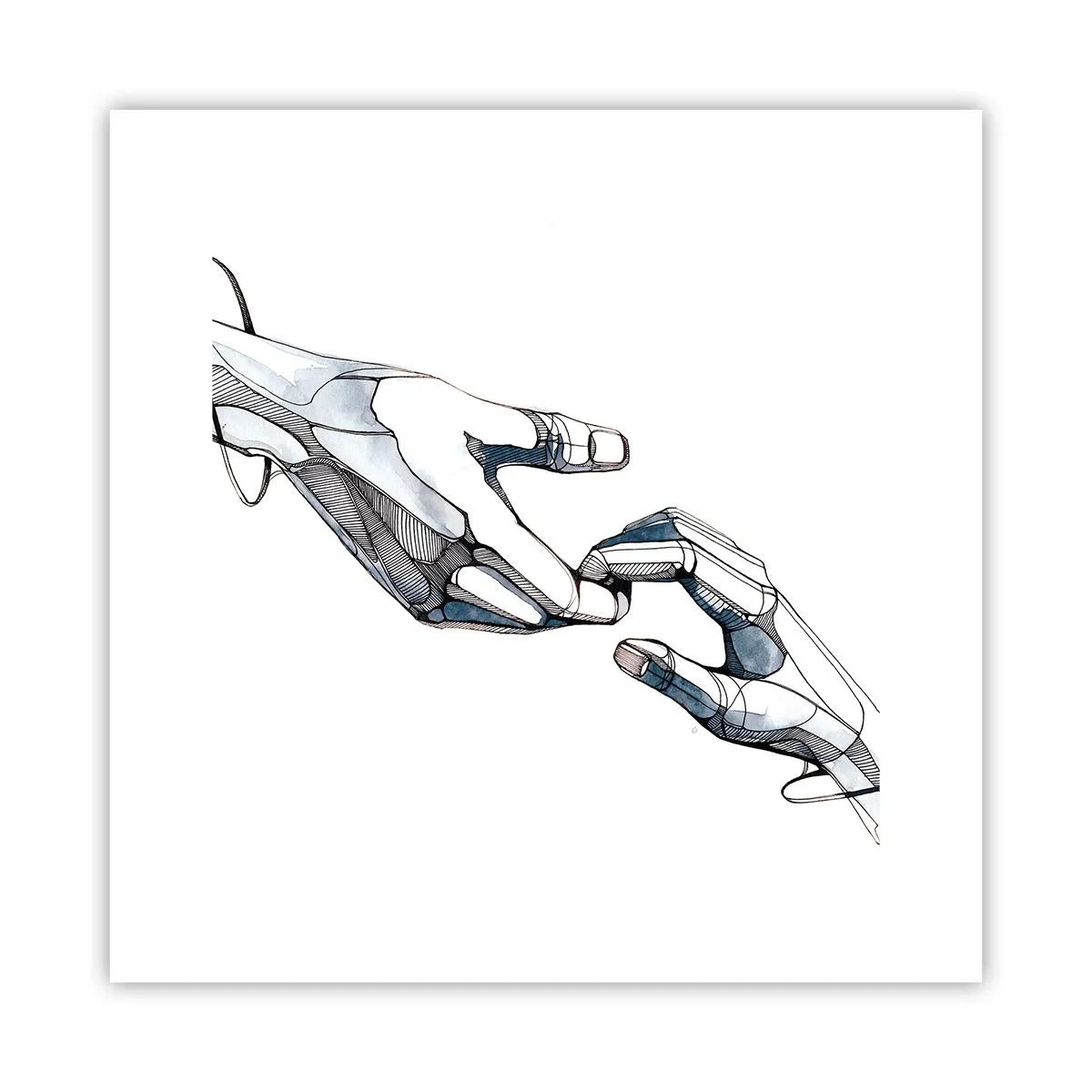 Affisch - God gest - 30x30 cm