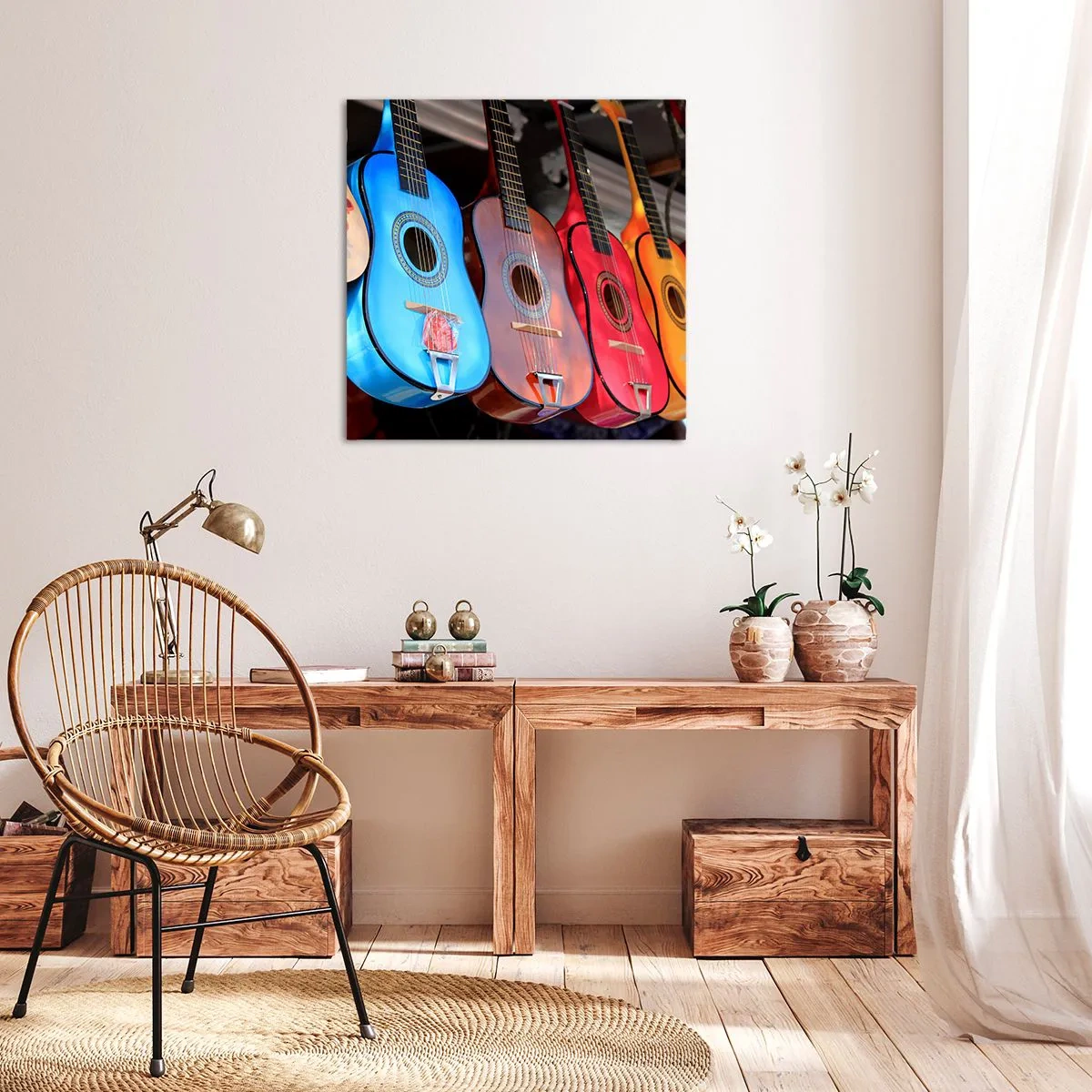 Canvastavla - Bild på duk - Latino klimat - 30x30 cm