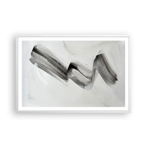 Affisch i vit ram - Bara för skojs skull - 91x61 cm