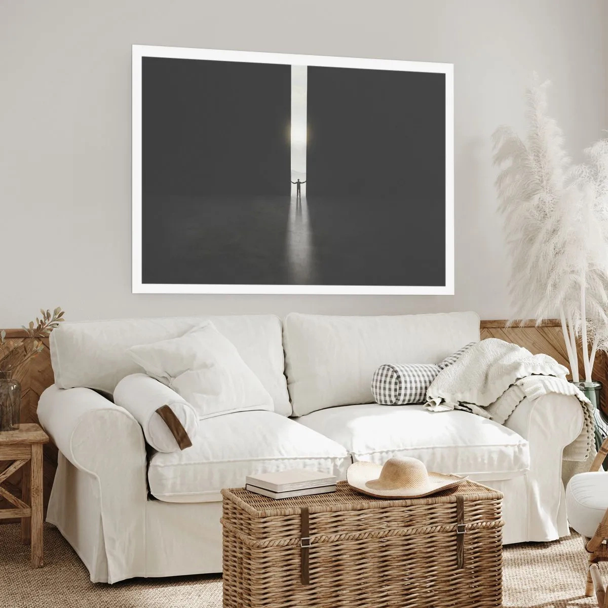 Affisch - Ett steg mot den ljusa framtiden - 91x61 cm