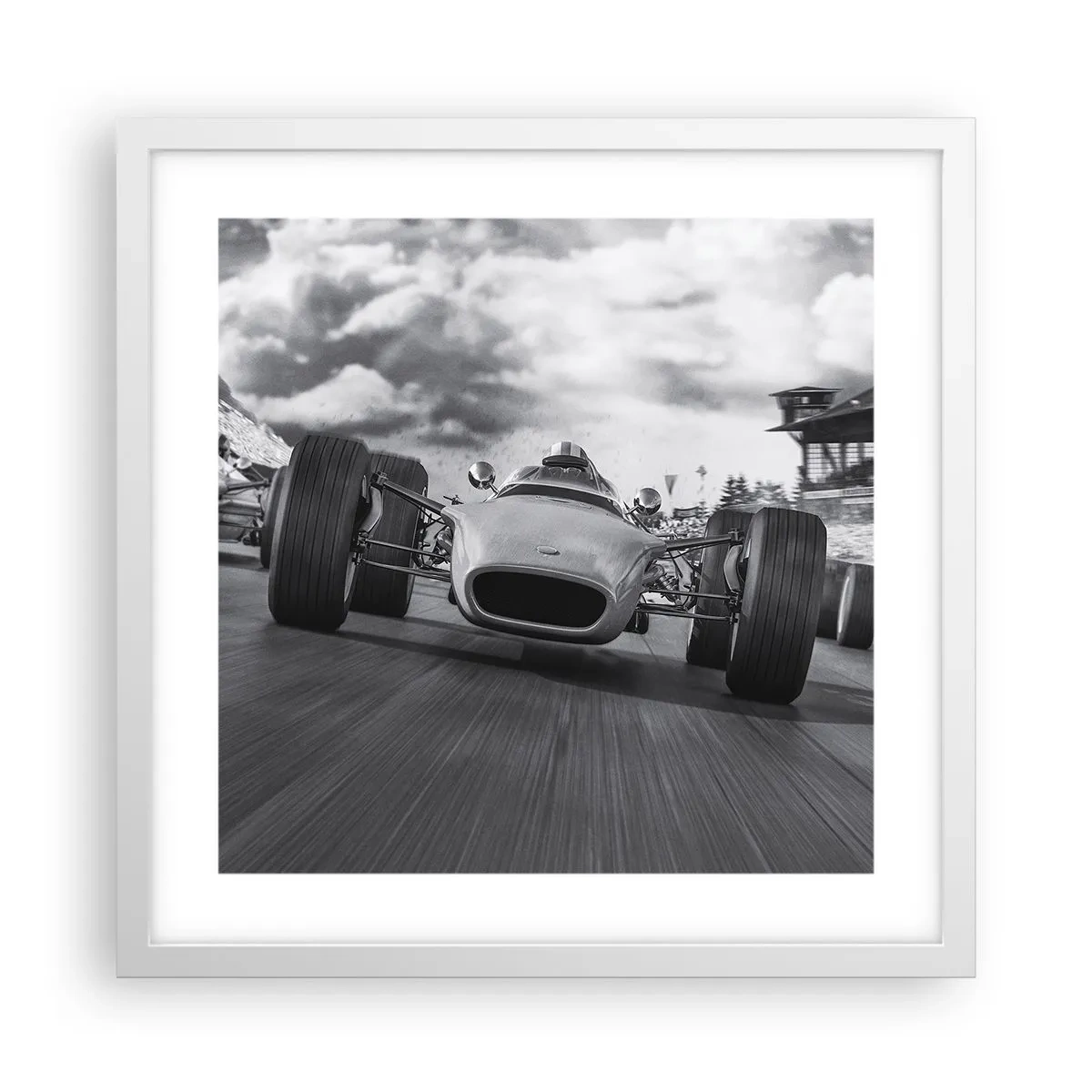 Affisch i vit ram - Kraften finns! - 40x40 cm