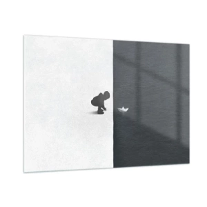 Glastavla - Bild på glas - En stor expedition - 100x70 cm