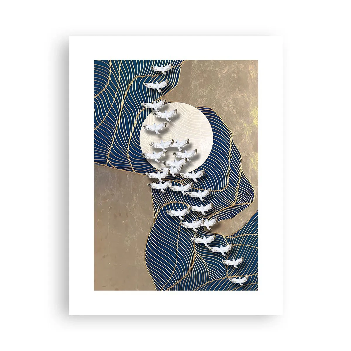 Affisch - Frihet, vandring, gemenskap - 30x40 cm