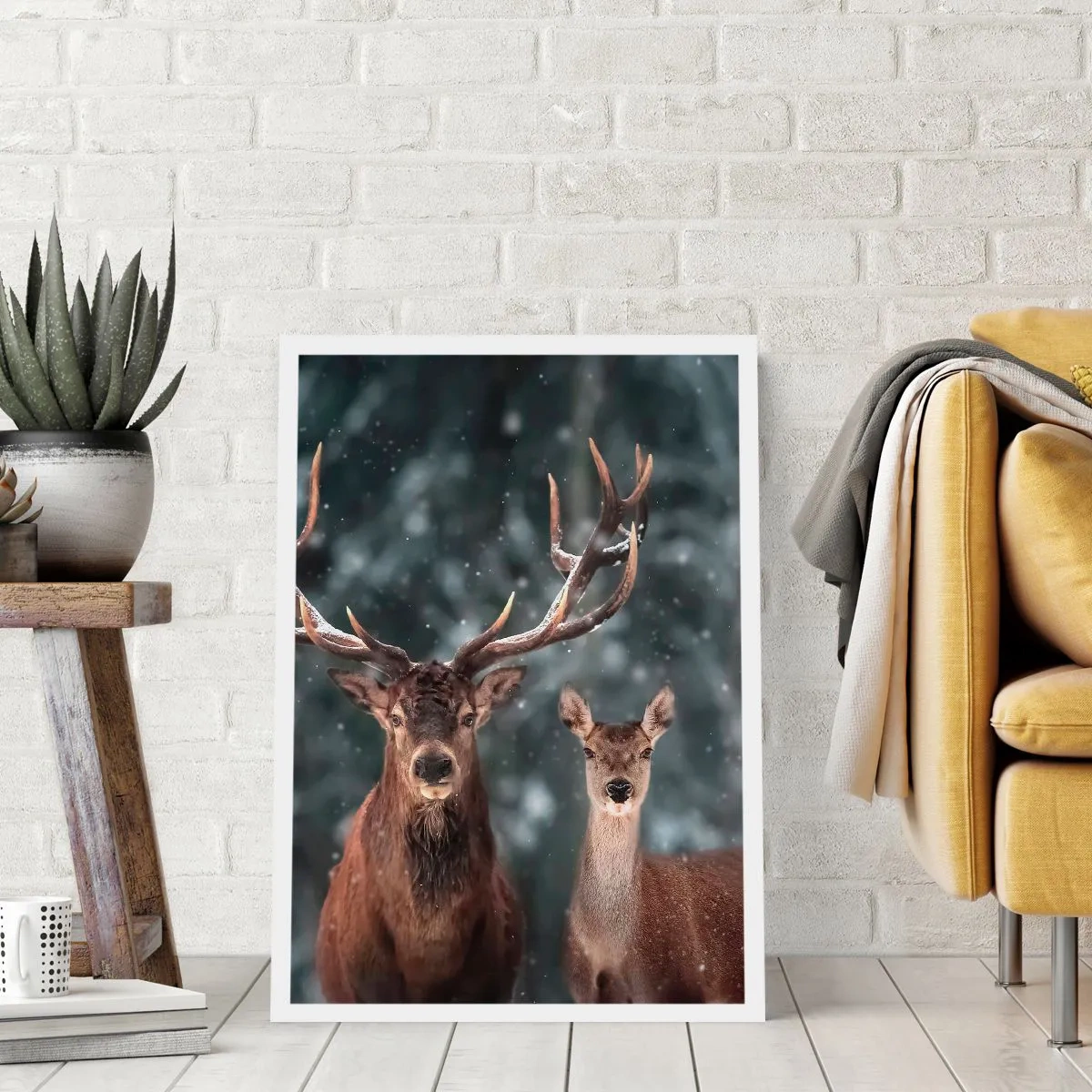 Affisch - Skogens herre med hustrun - 70x100 cm