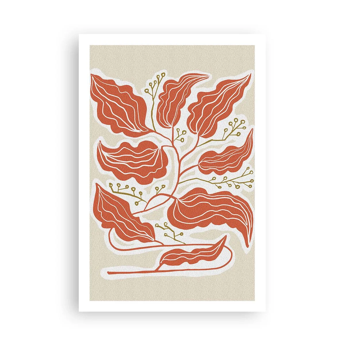 Affisch - Folkligt och naturligt - 61x91 cm