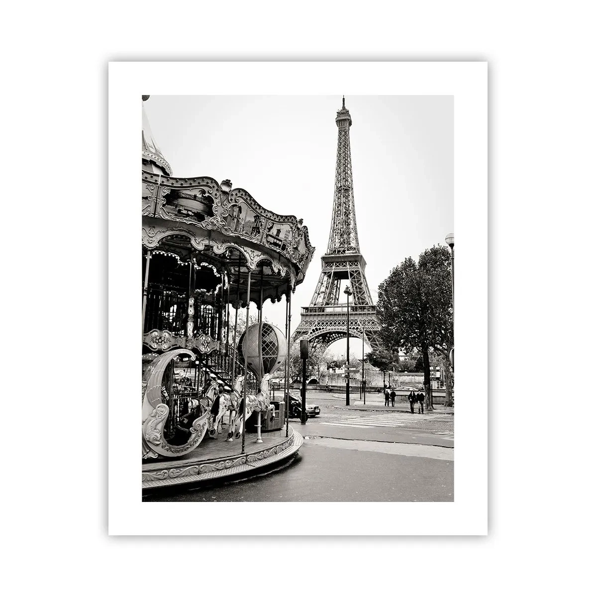 Affisch - Nöje endast i Paris - 40x50 cm