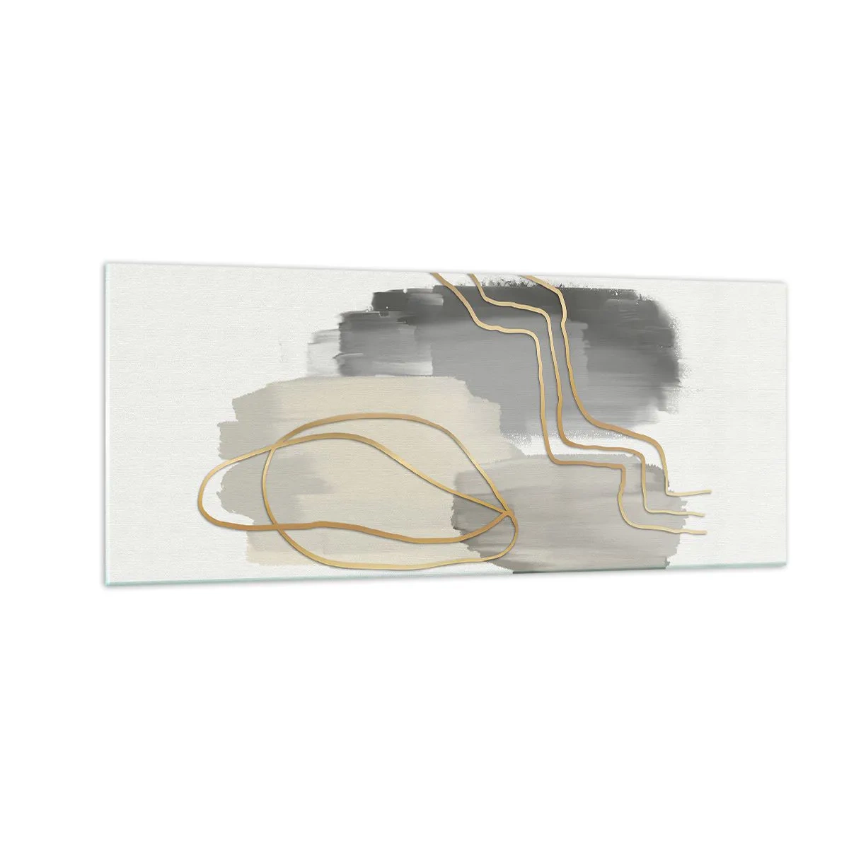 Glastavla - Bild på glas - Varaktighet och rörelse - 100x40 cm