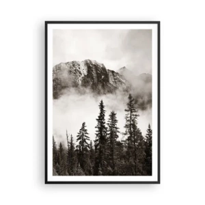 Affisch i svart ram - Granithärskare - 70x100 cm