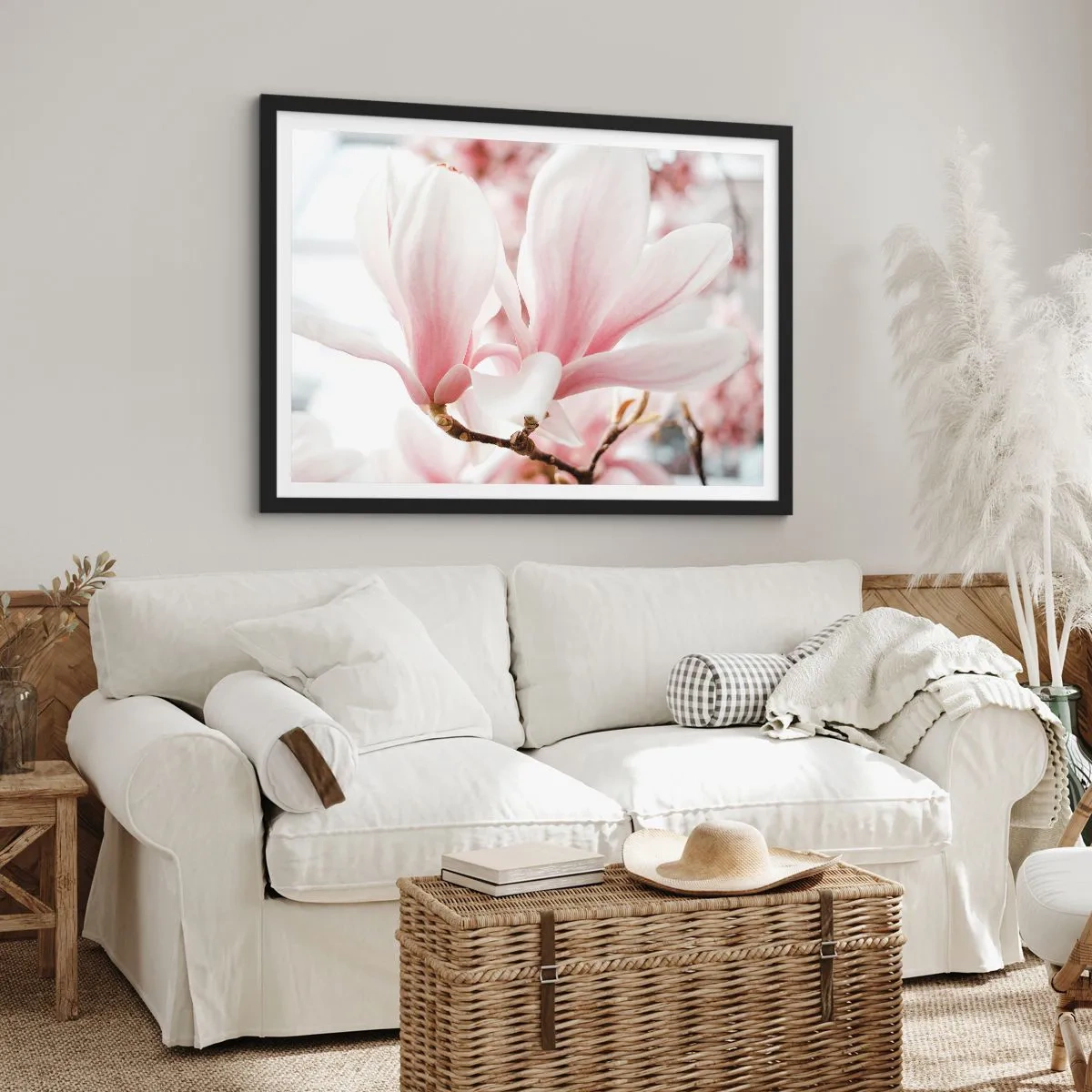 Affisch i svart ram - Oändlig känslighet - 100x70 cm