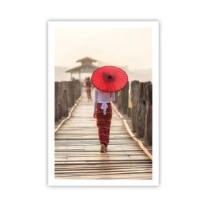 Affisch - På den gamla bron - 61x91 cm