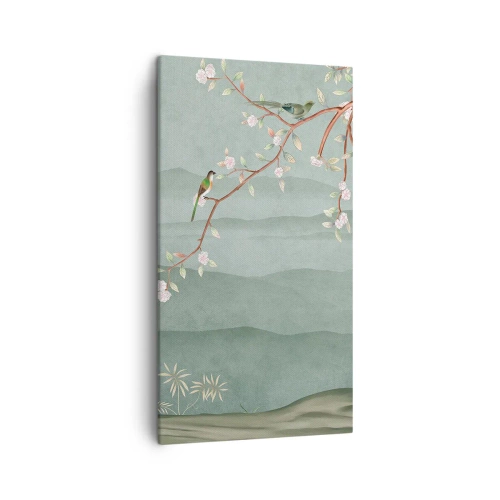 Canvastavla - Bild på duk - Vår, ah, det är du - 45x80 cm