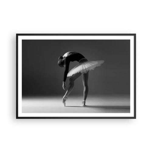 Affisch i svart ram - Bella ballerina - 100x70 cm