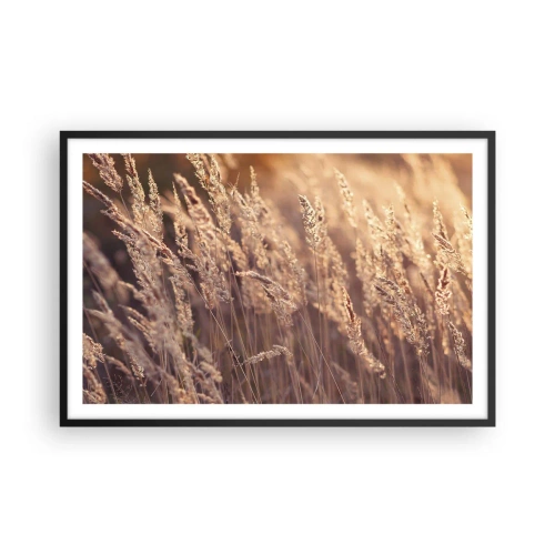 Affisch i svart ram - Redo att välkomna hösten - 91x61 cm