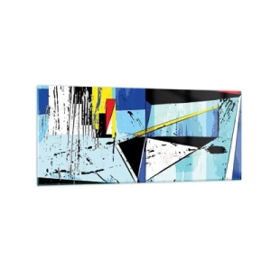Glastavla - Bild på glas - Se värden ur en vinkel... - 120x50 cm