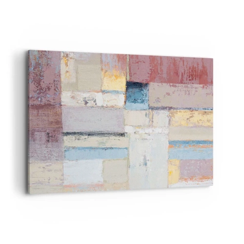 Canvastavla - Bild på duk - Geometrins lugn - 100x70 cm