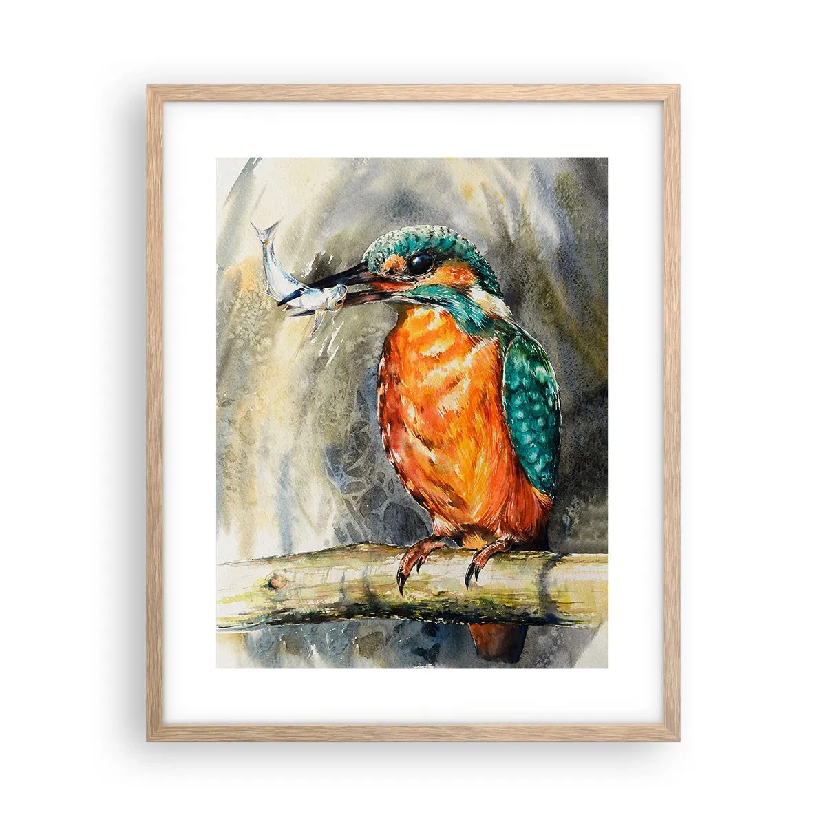 Affisch i ram av ljusek - Naturens lagar - 40x50 cm