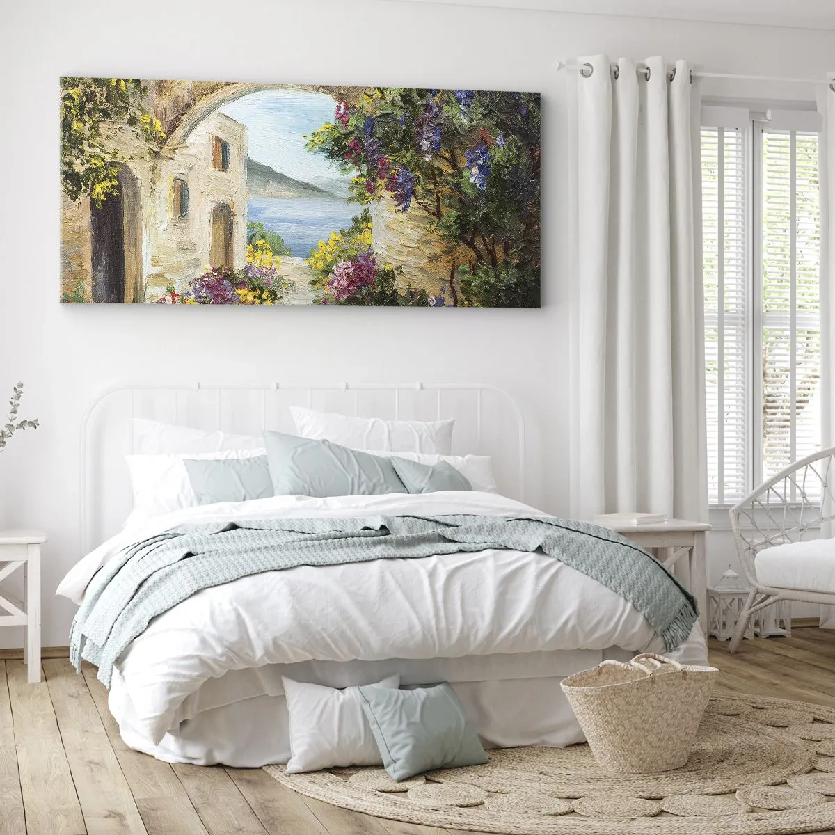 Canvastavla - Bild på duk - Kustprovinsens charm - 100x40 cm