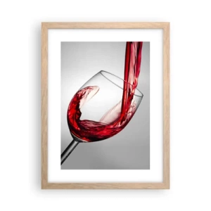 Affisch i ram av ljusek - Färg - rörelse - ljud - 30x40 cm