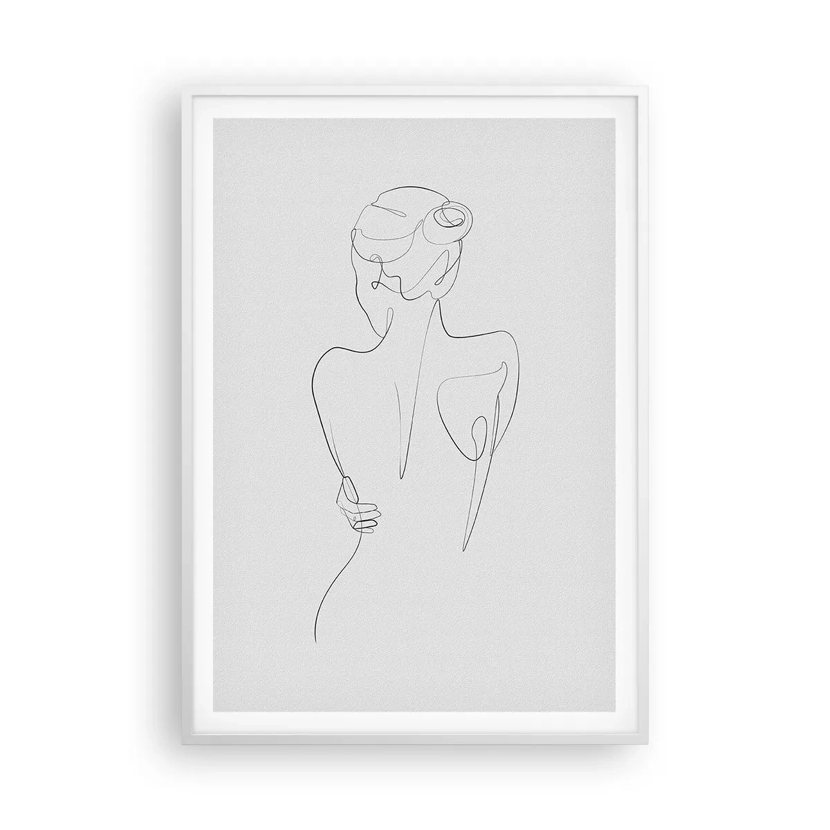 Affisch i vit ram - Kroppens musik - 70x100 cm